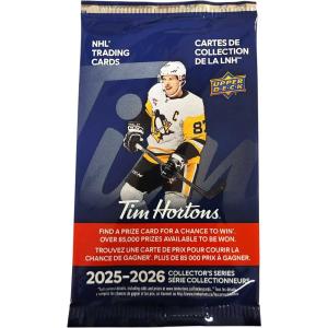 1 Pack 2025-26 Upper Deck Tim Hortons (3 cards per pack)