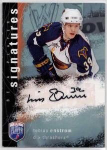 Tobias Enström - 2007-08 Be A Player Signatures #STE