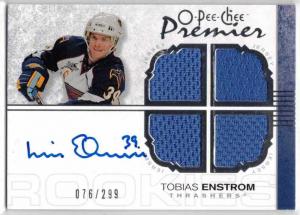 Tobias Enström - 2007-08 OPC Premier #155 Jersey Autograph RC