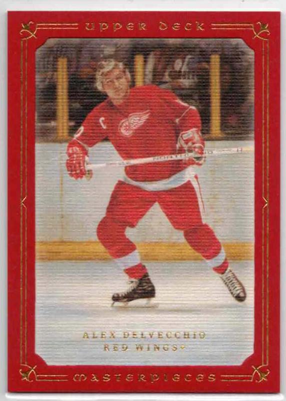 Alex Delvecchio - 2008-09 UD Masterpieces Red #67 11/25