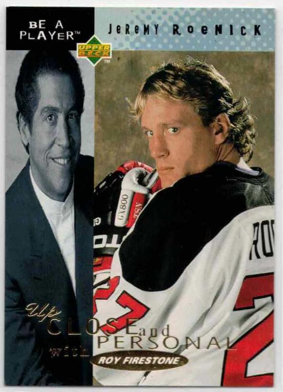 Jeremy Roenick - 1994-95 Be A Player Up Close and Personal #UC6