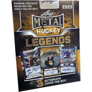 Sealed Box 2025 Leaf Metal Hockey Legends Hobby