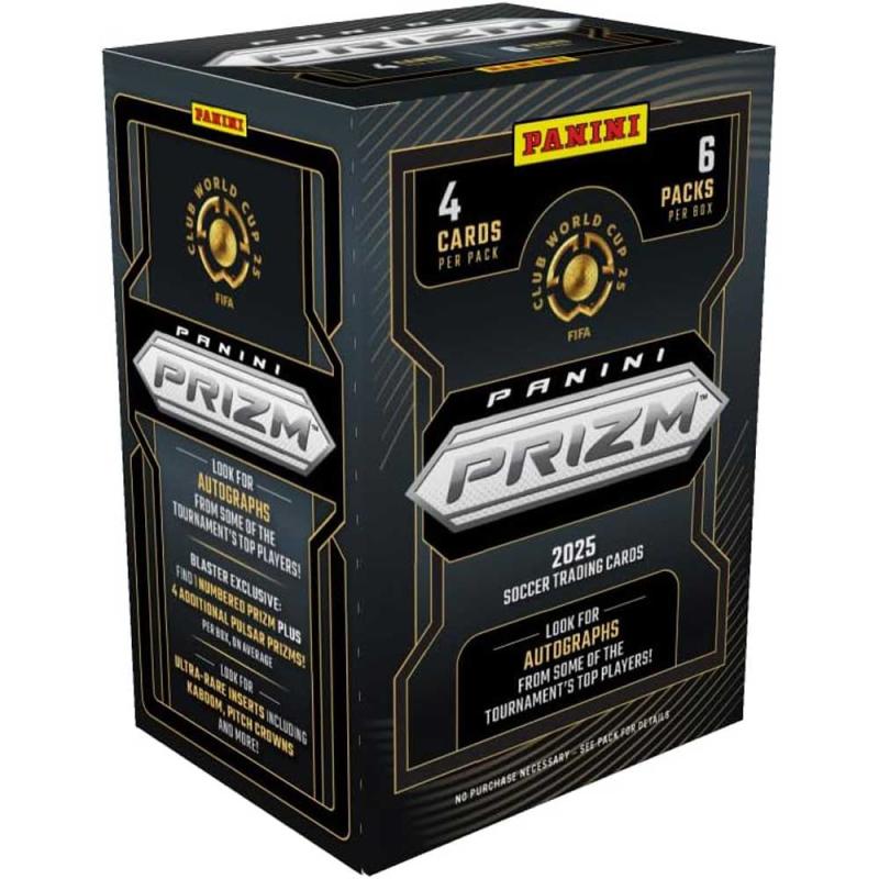 Hel Blaster Box 2025 Panini Prizm FIFA Club World Cup Soccer (6 Paket)