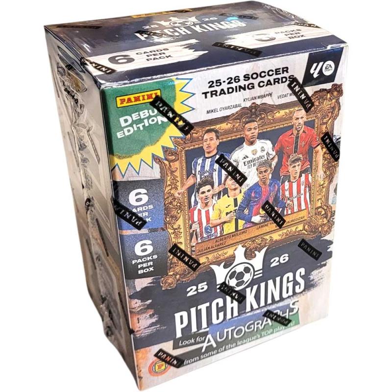 Sealed Blaster Box 2025-26 Panini Pitch Kings La Liga International Retail (6 Packs)