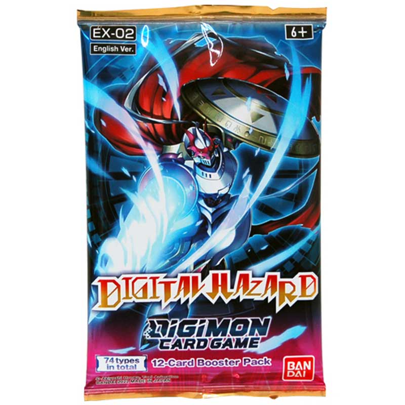 Digimon Card Game - Digital Hazard EX-02 Booster (12 Cards)