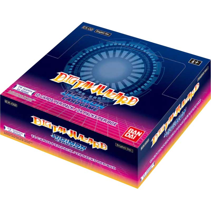 FÖRHANDSVISNING: Digimon Card Game - Digital Hazard EX-02 Booster Display (24 Packs) (Börjar säljas när mer info finns)
