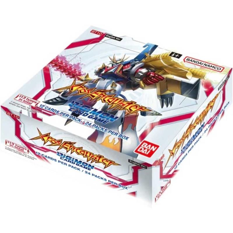 Digimon Card Game - XROS Encounter Booster Display BT-10 (24 Packs) [+1 25th Special Memorial Pack]