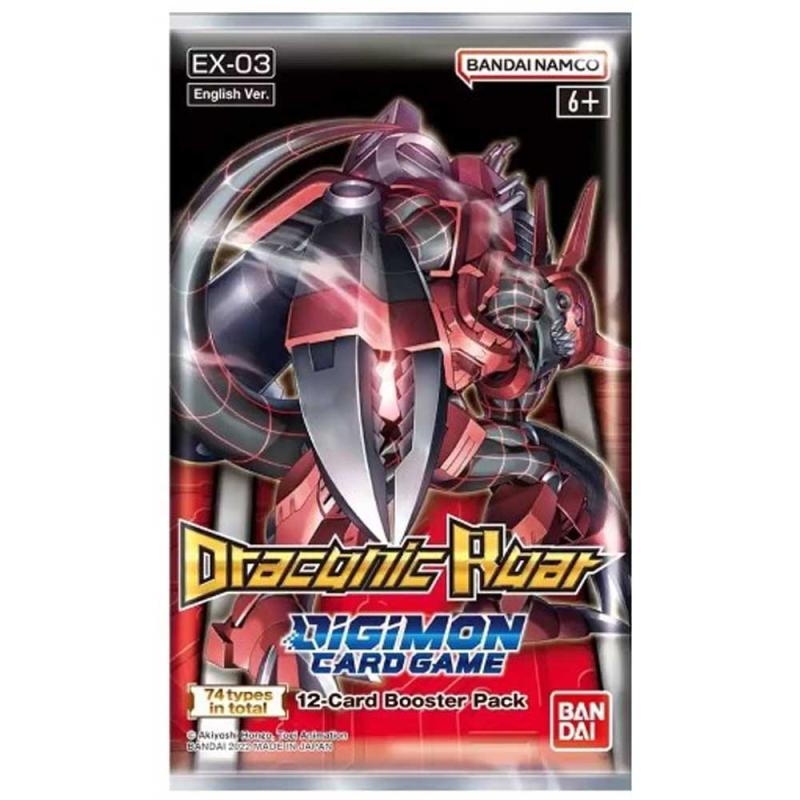 Digimon Card Game - Draconic Roar Booster EX-03 (12 Cards)