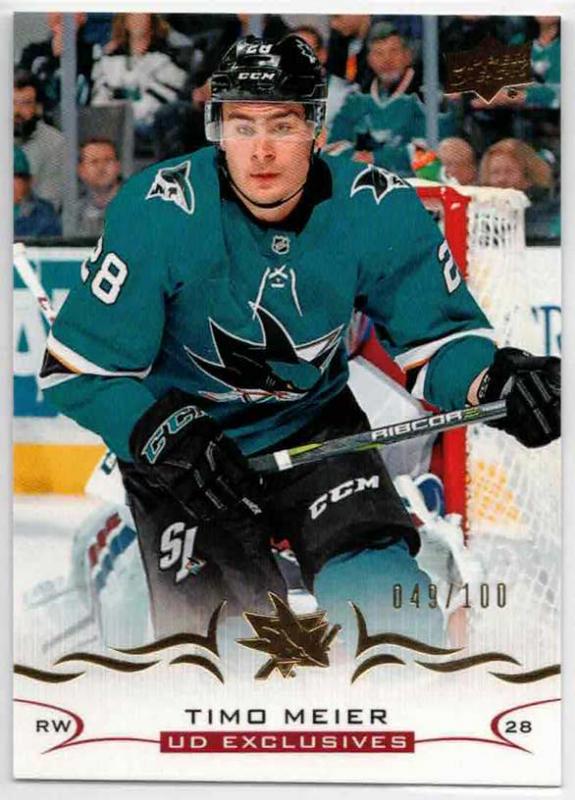 Timo Meier - 2018-19 Upper Deck Exclusives #149 /100