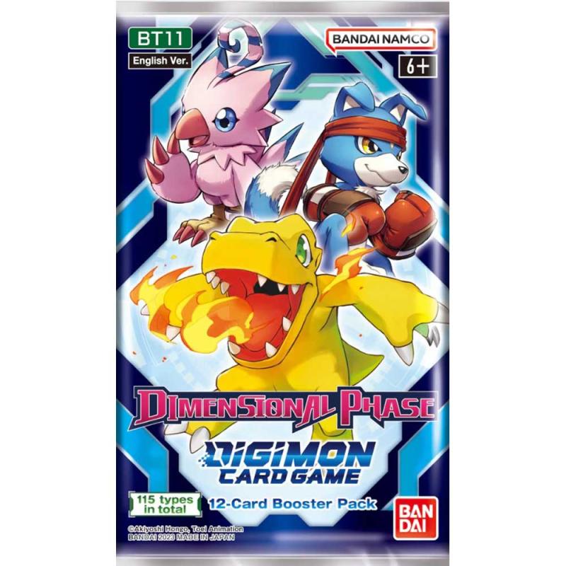 Digimon Card Game - Dimensional Phase Booster [BT11] (12 Cards)