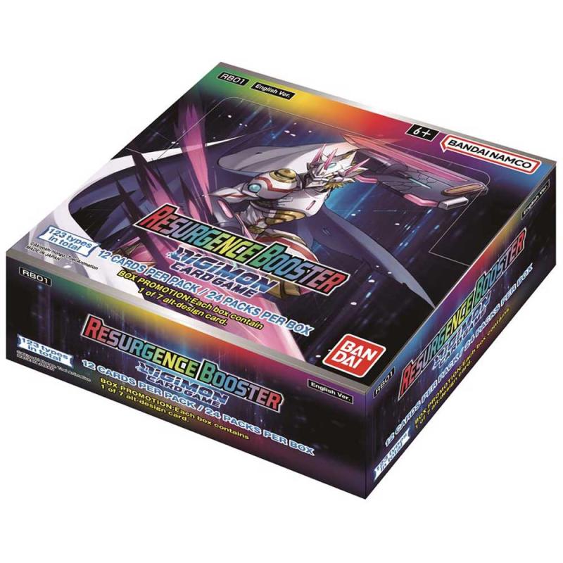 Digimon Card Game - Resurgence Booster Pack Set Display [RB01] (24 Packs)