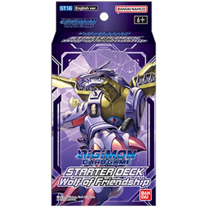 Digimon Card Game - Starter Deck Wolf of Friendship [ST16] +1 st Wolf of Friendship ST16 Errata Pack