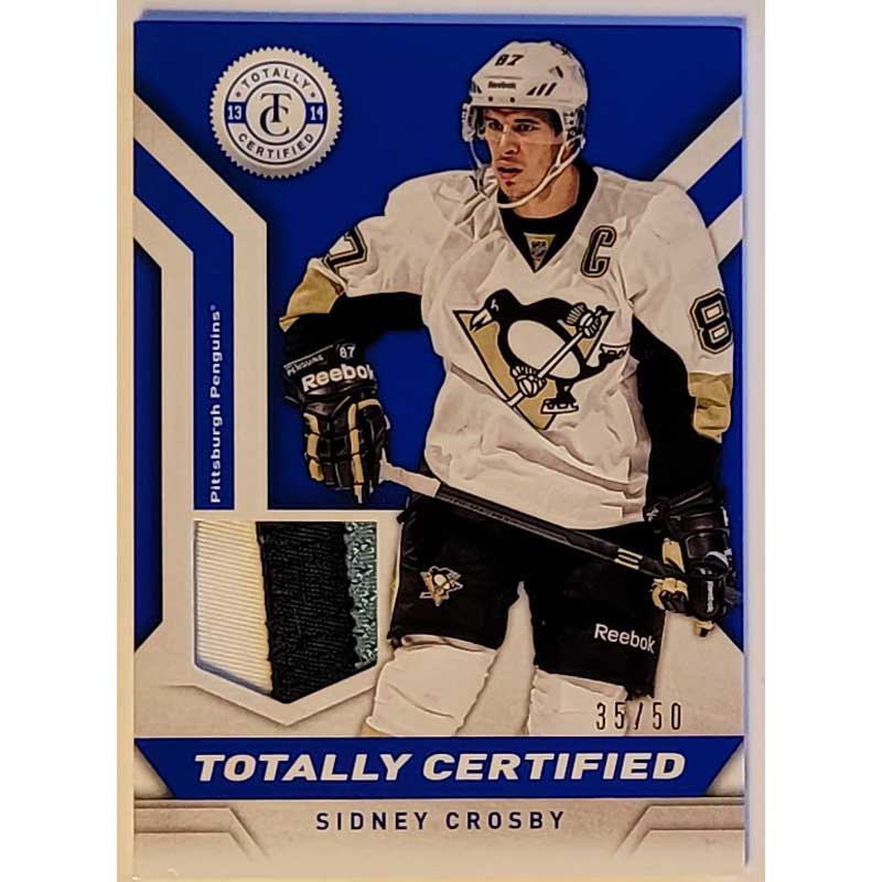 Sidney Crosby 2013-14 Totally Certified Jerseys Prime Blue #TCSC /50