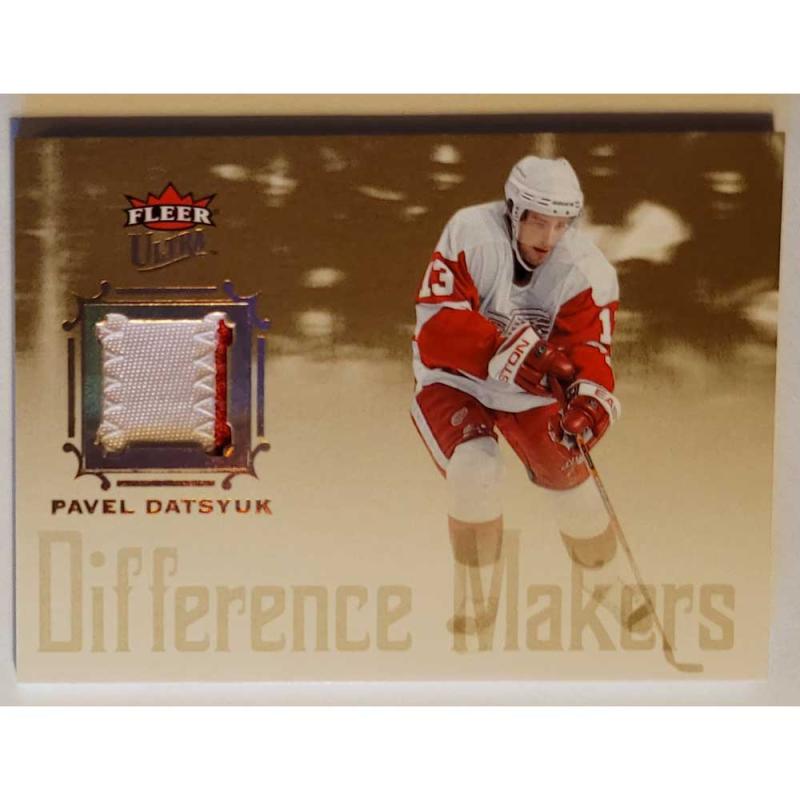 Pavel Datsyuk 2005-06 Ultra Difference Makers Patches #DMPPD /25