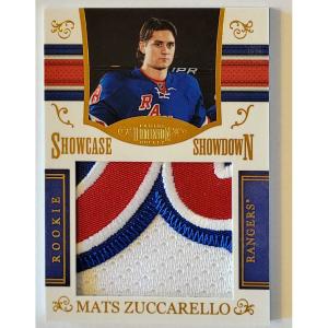 Mats Zuccarello 2010-11 Dominion Rookie Showcase Showdown Colossal Patches #6 /19