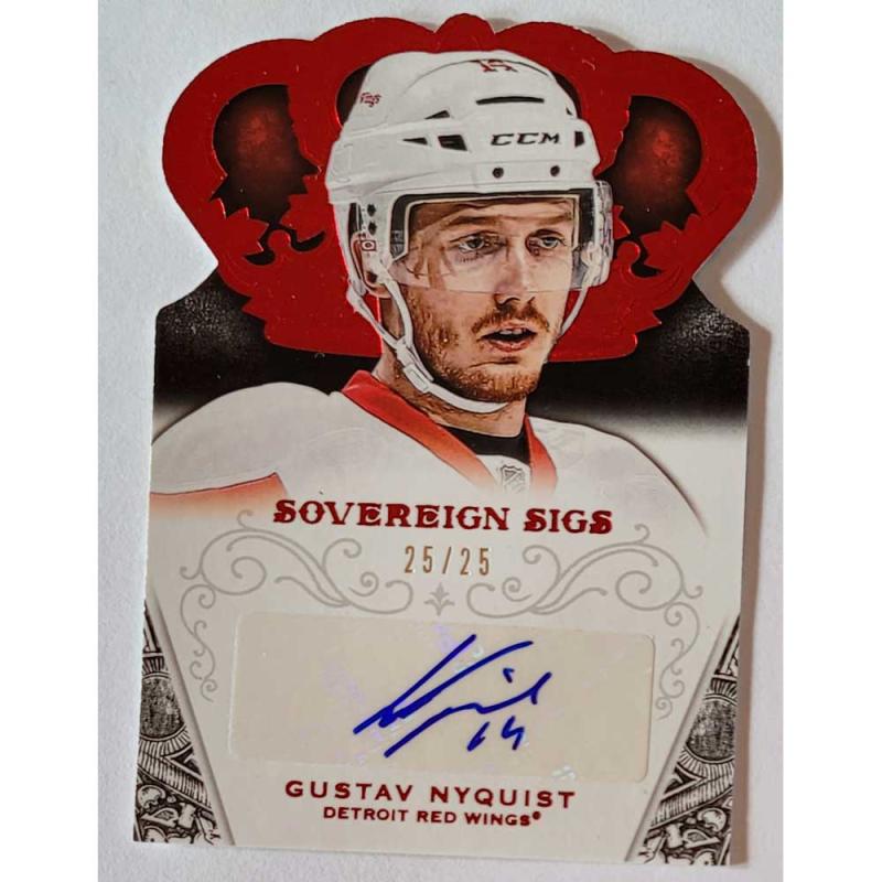 Gustav Nyquist 2013-14 Crown Royale Sovereign Sigs Ruby #SOGNY 25/25