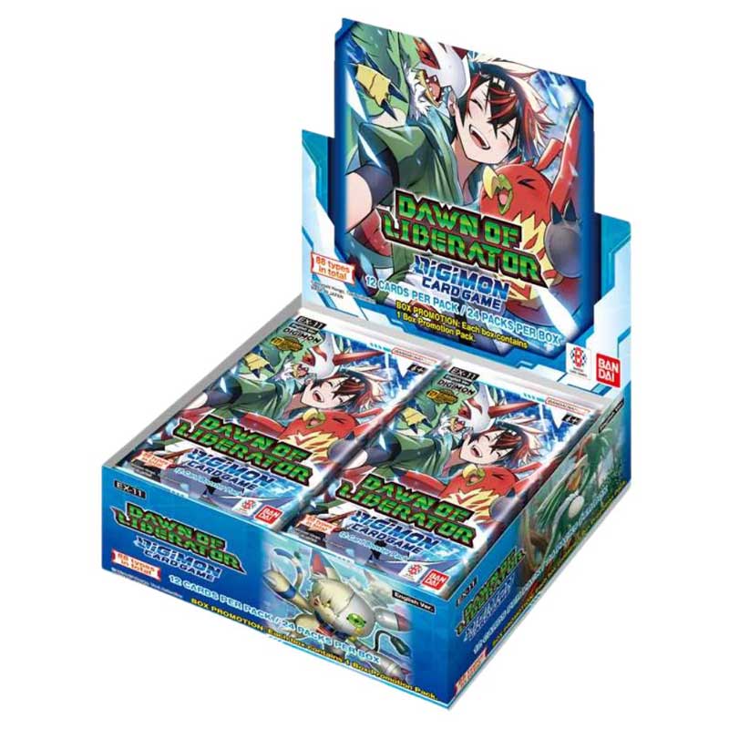 PRE-BUY: Digimon Card Game - Dawn of Liberator EX11 Booster Display (24 Packs) (Preliminary release February 13:th 2026)