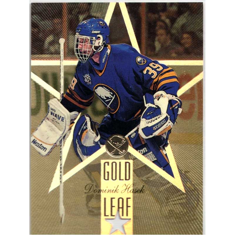 Dominik Hasek / Jim Carey 1995-96 Leaf Gold Stars #1