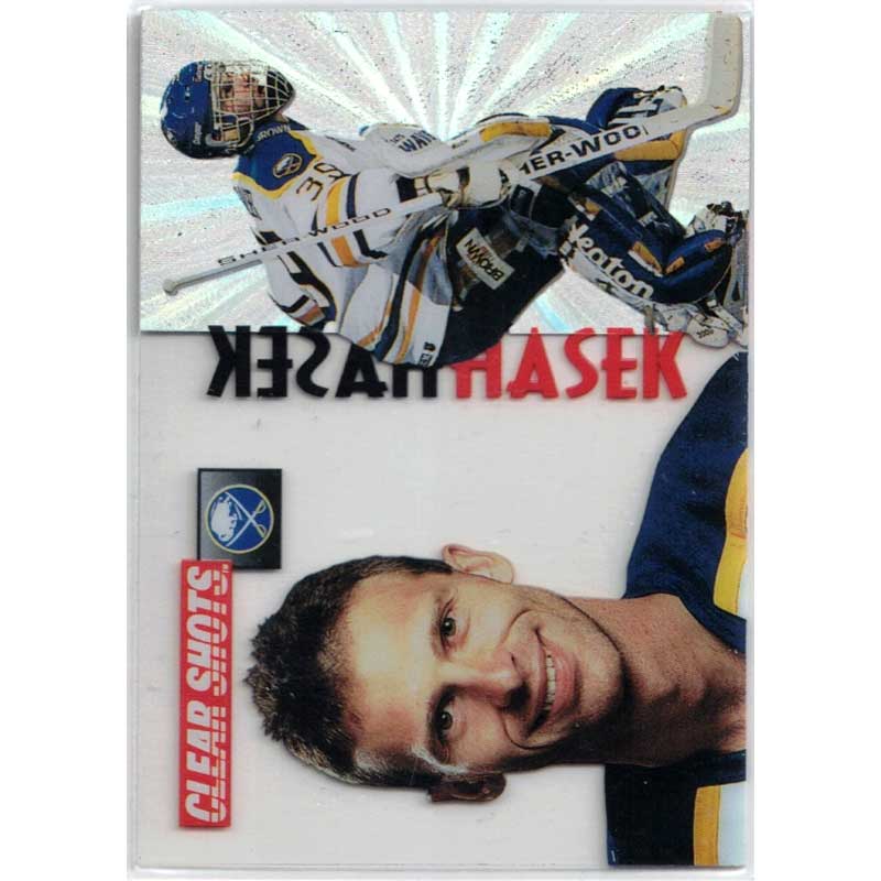 Dominik Hasek 1995-96 Pinnacle Clear Shots #15