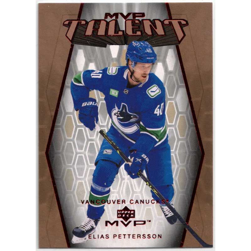 Elias Pettersson 2023-24 Upper Deck MVP Talent #MT12