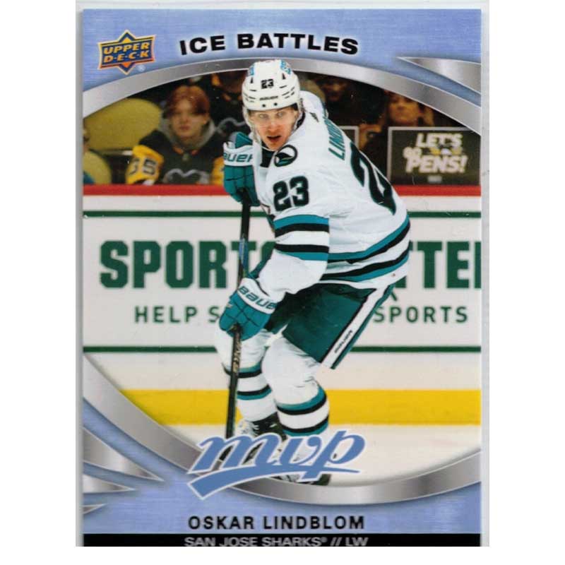 Oskar Lindblom 2023-24 Upper Deck MVP Ice Battles #217 SP