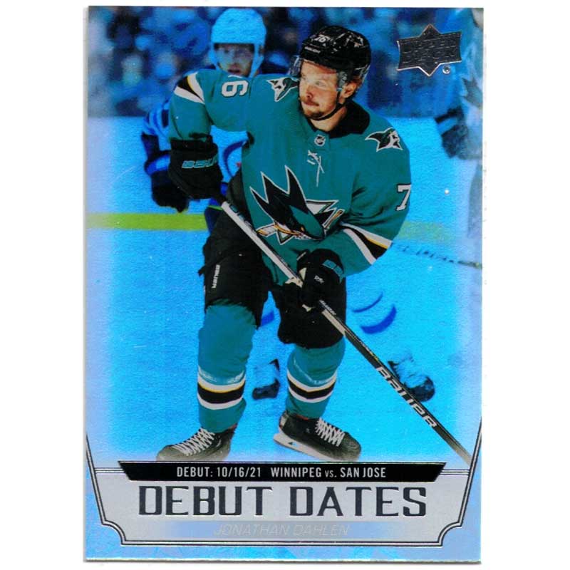 Jonathan Dahlen 2022-23 Upper Deck Debut Dates #DD10