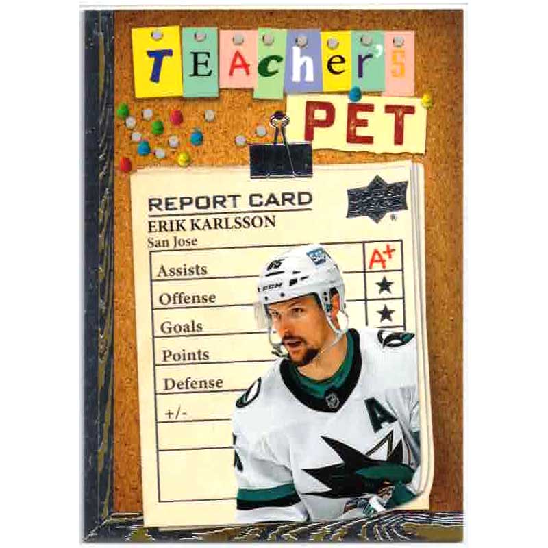 Erik Karlsson 2023-24 Upper Deck Teachers Pet #TP25