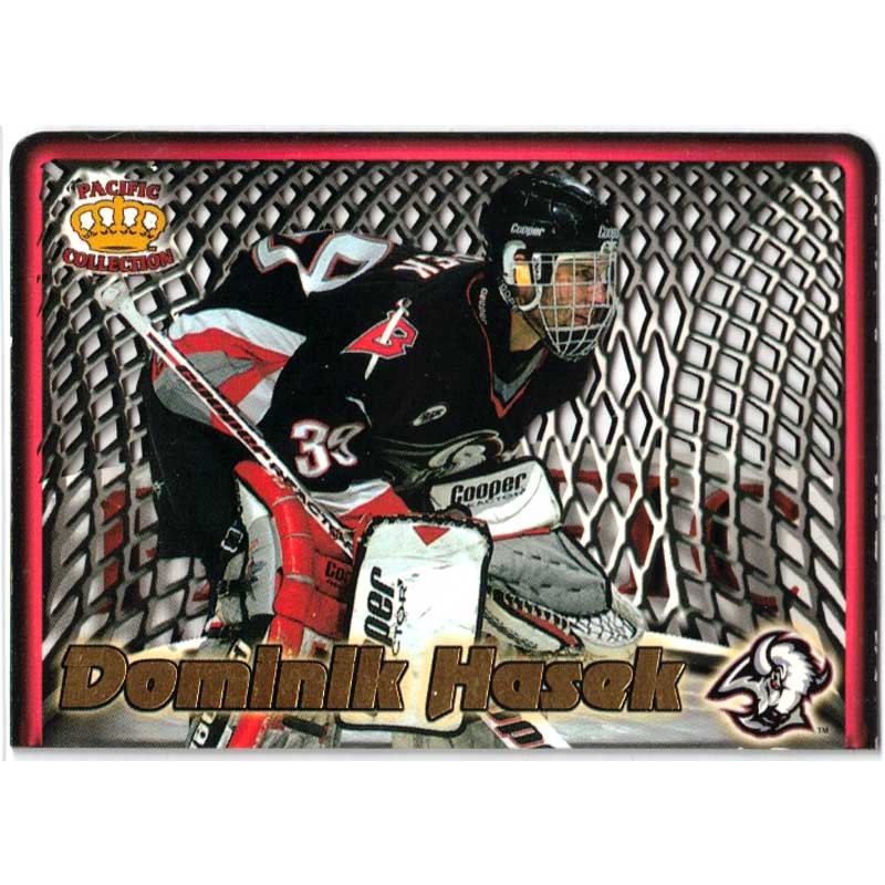 Dominik Hasek 1997-98 Pacific In The Cage Laser Cuts #2