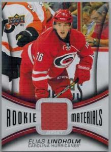 Elias Lindholm 2013-14 Upper Deck Rookie Materials #RMEL