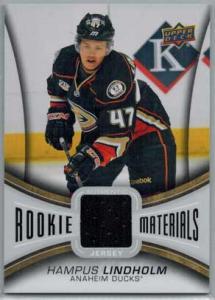 Hampus Lindholm 2013-14 Upper Deck Rookie Materials #RMHL