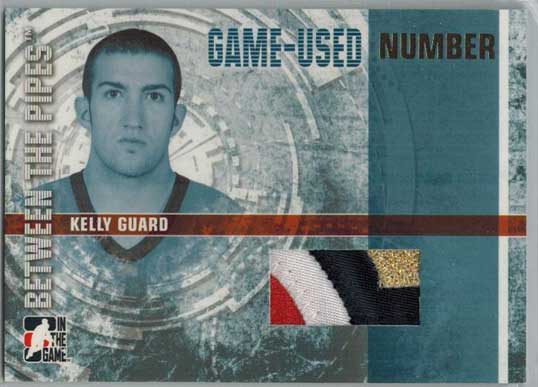 Kelly Guard 2006-07 Between The Pipes Numbers Gold #GUN07 1/1