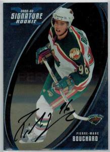 P-M Bouchard 2002-03 BAP Signature Series Autographs #196