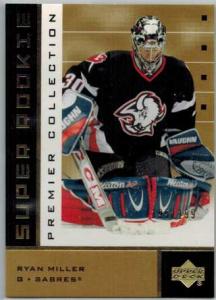 Ryan Miller 2002-03 UD Premier Collection Gold #46 /199