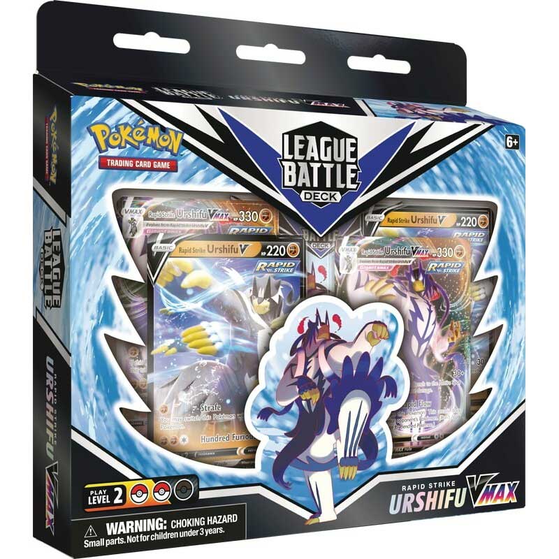 Pokémon, League Battle Deck: Urshifu VMAX Rapid Strike (Blue)