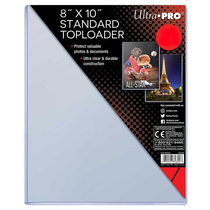 Toploader 8 x 10 Inch (20,32 x 25,4cm), 1pcs