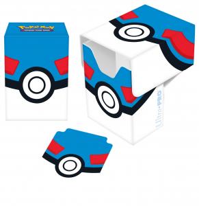 Pokémon Deck Box, Ultra Pro, Great Ball (Med plats för ca 80 kort i sleeves)
