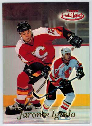 Jarome Iginla 1999-00 Topps Gold Label Class 1 Red #74 61/100