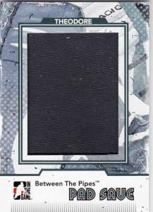 Jose Theodore 2009-10 Between The Pipes Pad Save Black #PS20