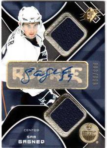 Sam Gagner 2007-08 SPx /999 #209 Jersey Autograph RC