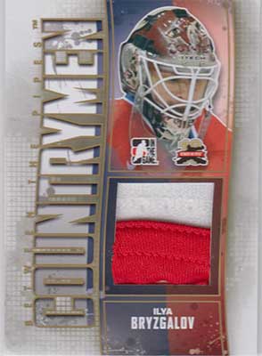 Ilya Bryzgalov 2011-12 Between The Pipes Countrymen Quad Memorabilia Gold #CM06