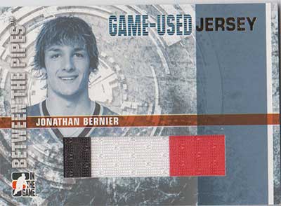 Jonathan Bernier 2006-07 Between The Pipes Jerseys Gold #GUJ22