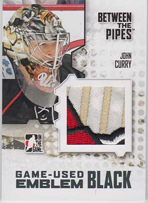 John Curry 2009-10 Between The Pipes Emblems Black #M06