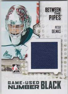 Peter Delmas 2009-10 Between The Pipes Numbers Black #M07