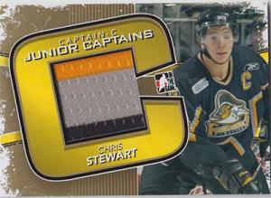 Chris Stewart 2011-12 ITG Captain-C Junior Captains Jerseys Gold #JC23