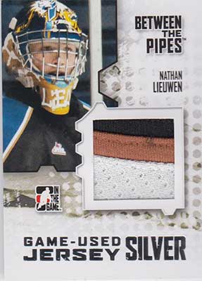 Nathan Lieuwen 2009-10 Between The Pipes Jerseys Silver #M21