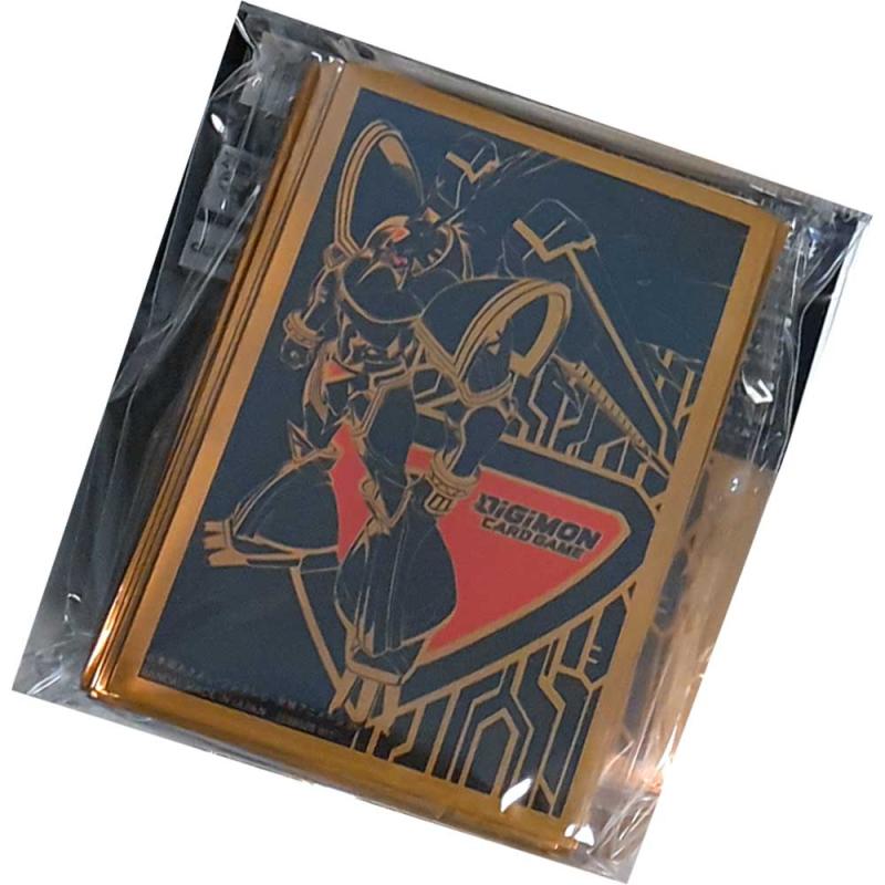 Digimon Card Game Offical Sleeves 2021 Ver.2.0 - Black/Gold/Red (60 Sleeves)