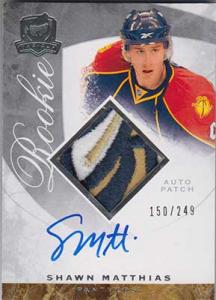 Shawn Matthias 2008-09 The Cup #103 Patch Autograph RC /249