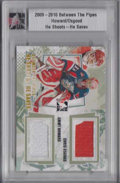 Jimmy Howard/Chris Osgood 2007-08 Between The Pipes He Shoots He Saves Prizes #HSHS04 /20
