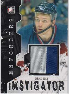 Brad May 2011-12 ITG Enforcers Instigator Jerseys #I35