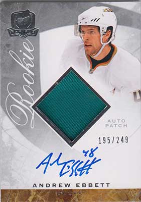 Andrew Ebbett 2008-09 The Cup #79 Patch Autograph RC /249